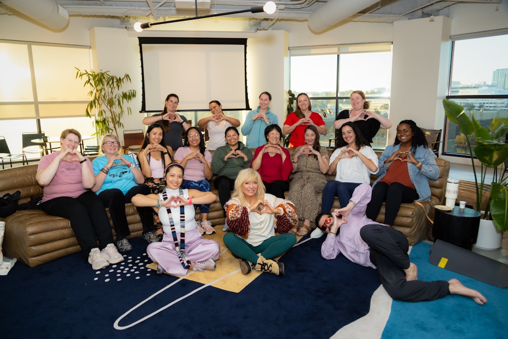 Happy ME Collective community heart hands indoor wellness workshop San Diego women